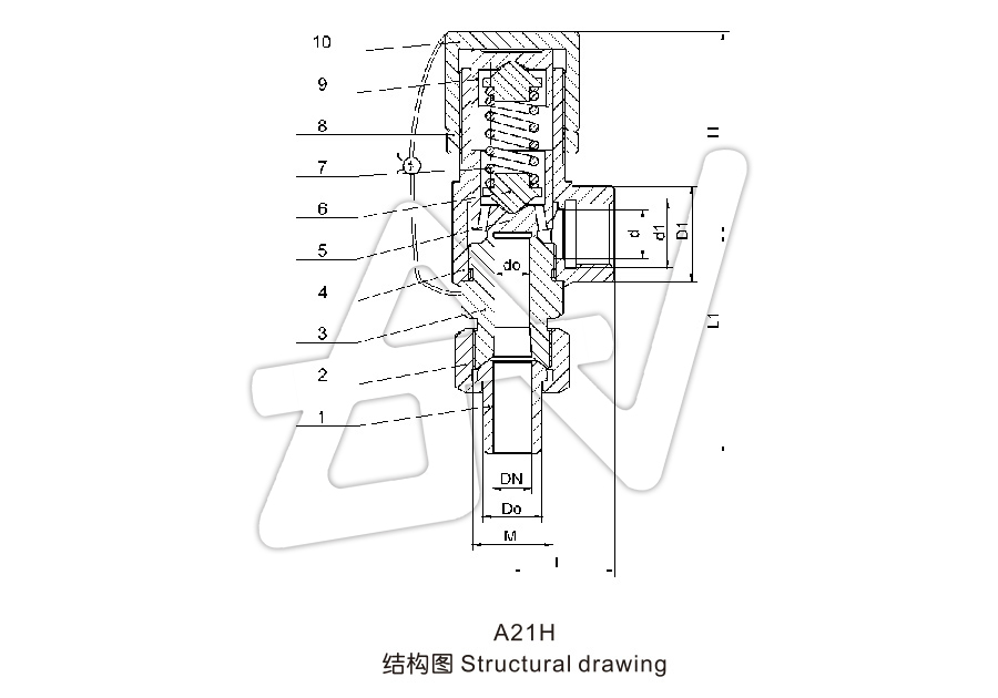 安全閥結(jié)構(gòu)圖